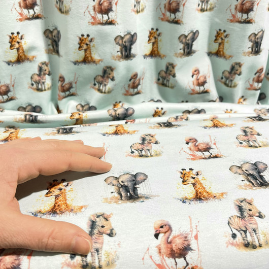 Digitrikoo: Söpöt villieläimet, vaalea minttu