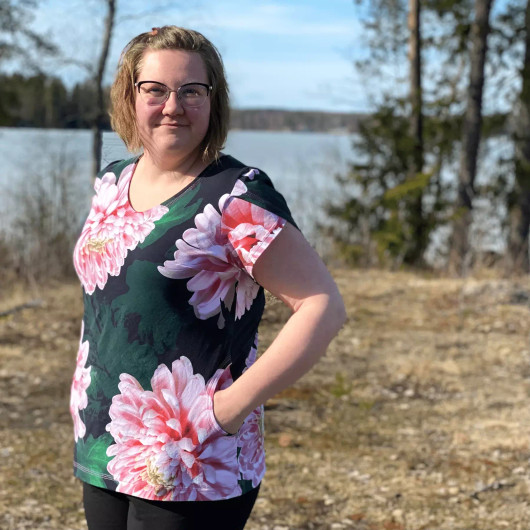 Unelmallinen, kaavapaketti: Hannele paitakaava 32-56