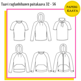 Unelmallinen, kaavapaketti: Taavi paitakaava 44-64