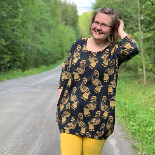 Unelmallinen, kaavapaketti: Manta tunikakaava 32-56