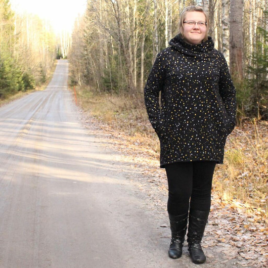 Unelmallinen, kaavapaketti: Manta tunikakaava 32-56