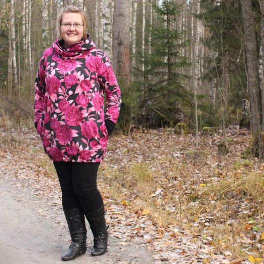 Unelmallinen, kaavapaketti: Manta tunikakaava 32-56