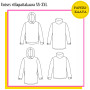 Unelmallinen, kaavapaketti: Unisex neulepaitakaava XS - 3XL