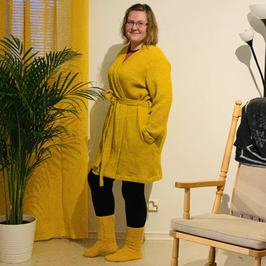 Unelmallinen, kaavapaketti: Unisex kylpytakkikaava XS - 3XL