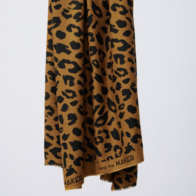 mind the MAKER: Leopard, gold, kudottu viskoosi