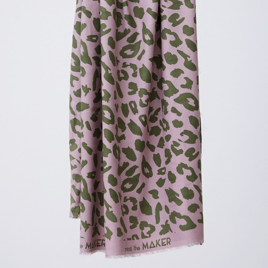 mind the MAKER: Leopard, lilac, kudottu viskoosi
