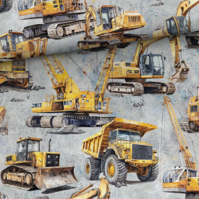 Digitrikoo: Keltaiset työkoneet, harmaa 