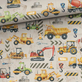 Digitrikoo: Työmaakoneet ja työkalut, beige - monivärinen 