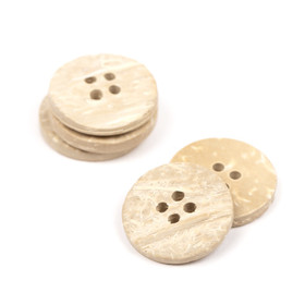 Drops: Valkaistu kookosnappi 20mm