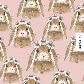 Kaverini: Alice bambu double gauze, roosa