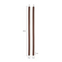 Katia: Laukun kahva keinonahka 2kpl, 60cm, tummanruskea