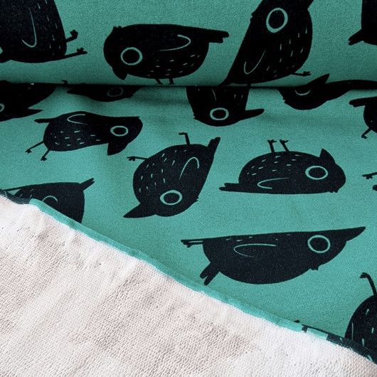 Mieli Design: BLACK BIRD emerald, joustocollege