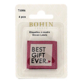 Bohin: Ompelumerkki 4kpl, Best gift ever