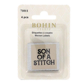 Bohin: Ompelumerkki 4kpl, Son of a stitch