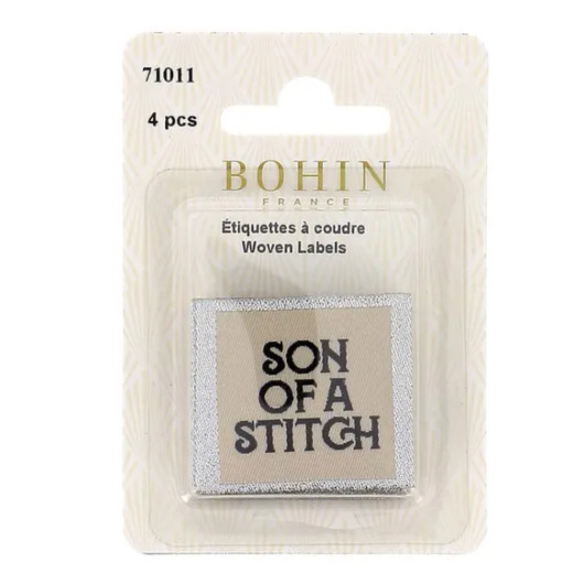 Bohin: Ompelumerkki 4kpl, Son of a stitch