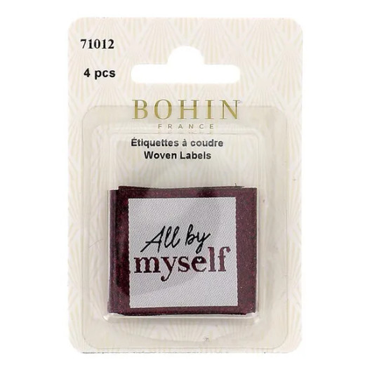 Bohin: Ompelumerkki 4kpl, All by myself