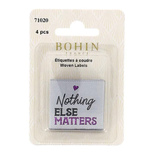Bohin: Ompelumerkki 4kpl, Nothing else matters