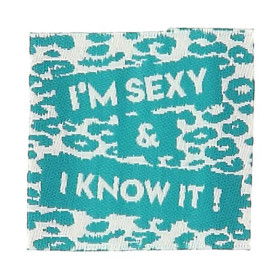 Bohin: Ompelumerkki 4kpl, I´m sexy & I know it