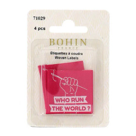 Bohin: Ompelumerkki 4kpl, Who run the world?