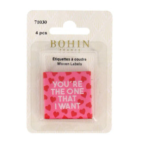 Bohin: Ompelumerkki 4kpl, You´re the one that I want