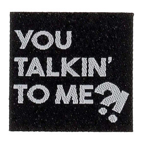 Bohin: Ompelumerkki 4kpl, You talkin' to me?