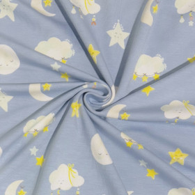 Bambutrikoo: Pilvet, vaaleansininen