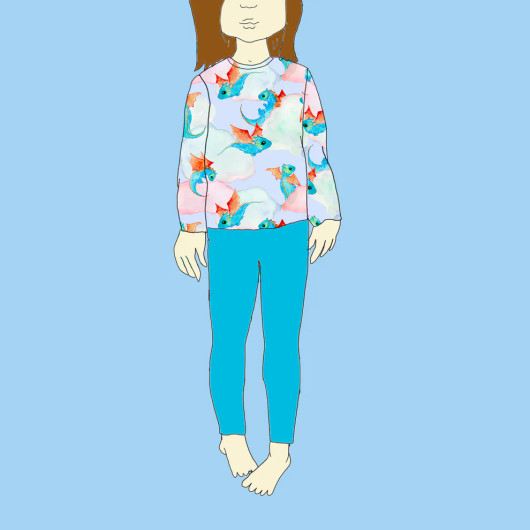 Merenneidon ompelimo: Leikkisät lohikäärmeet, joustocollege