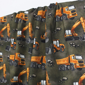 Ihka Clothing: Construction Crew luomupuuvillatrikoo, army