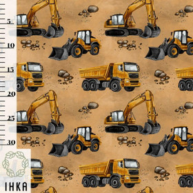 Ihka Clothing: Construction Crew luomupuuvillatrikoo, Caramel