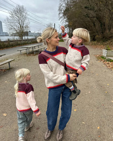 PetiteKnit: Cross Sweater -neuleohje 
