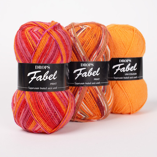 Garnstudio Drops: Fabel (kuviolliset)