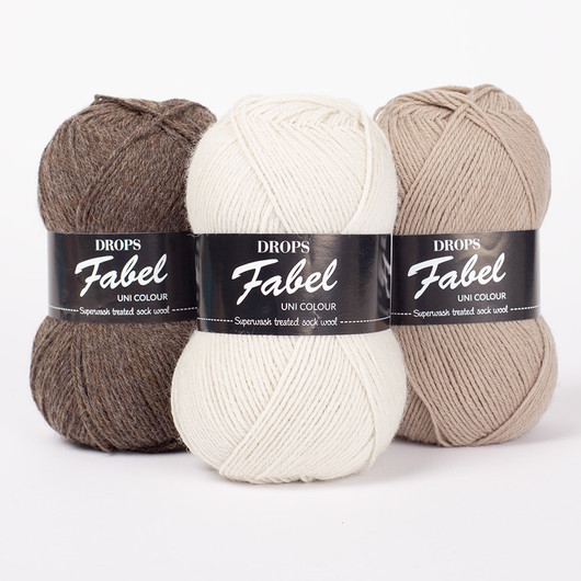 Garnstudio Drops: Fabel (yksiväriset)