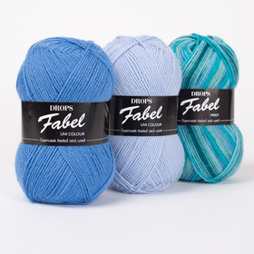 Garnstudio Drops: Fabel (yksiväriset)