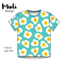Mieli Design: EGGIE sea green, luomupuuvillatrikoo