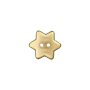 Prym: Tähtinappi 15mm, kulta