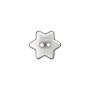 Prym: Tähtinappi 15mm, hopea