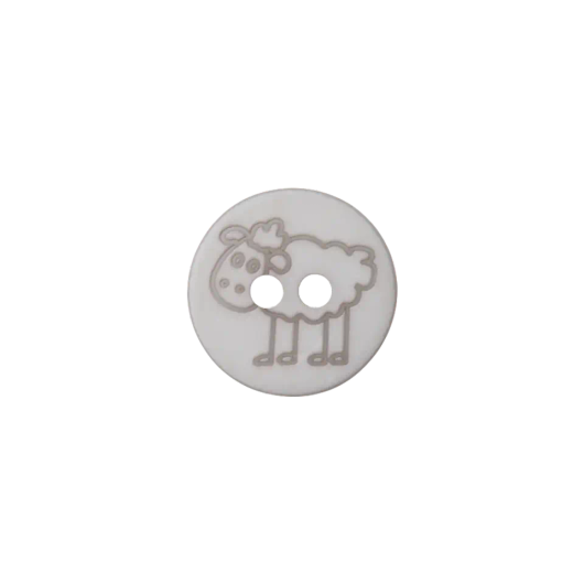 Prym: Lammasnappi 15mm, vaaleanharmaa