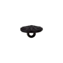 Prym: Kukka polyesterinappi 12mm, musta