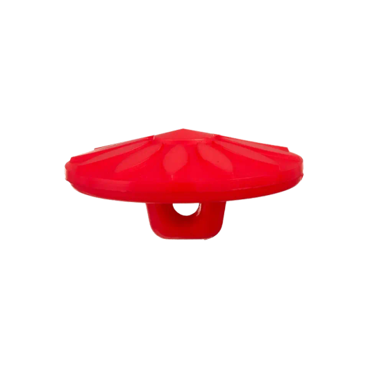 Prym: Kukka polyesterinappi 12mm, punainen