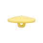 Prym: Kukka polyesterinappi 12mm, keltainen
