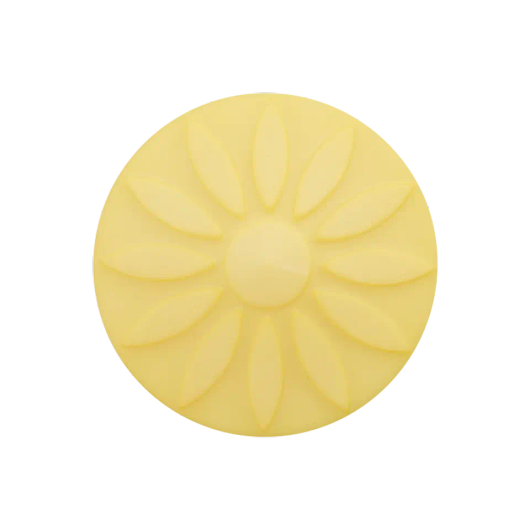 Prym: Kukka polyesterinappi 12mm, keltainen