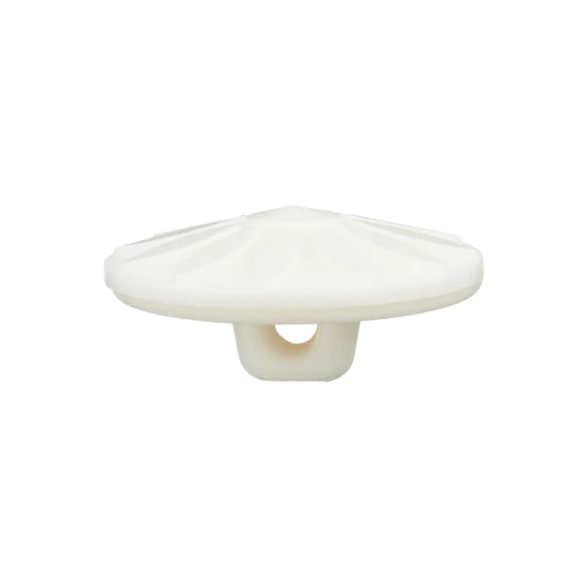 Prym: Kukka polyesterinappi 12mm, valkoinen