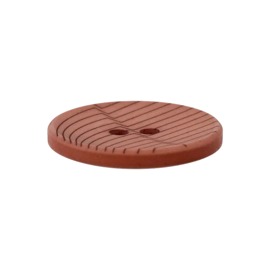 Prym: Raitanappi 23mm, ruskea - harmaa