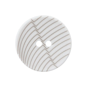 Prym: Raitanappi 23mm, valkoinen - harmaa