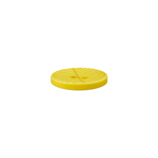 Prym: Raitanappi 18mm, keltainen - harmaa