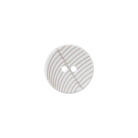 Prym: Raitanappi 18mm, valkoinen - harmaa