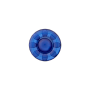 Prym: Kukka polyesterinappi 18mm, sininen