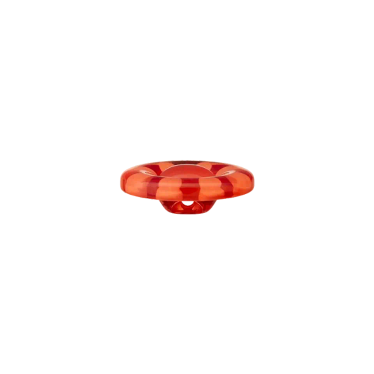 Prym: Kukka polyesterinappi 18mm, oranssi