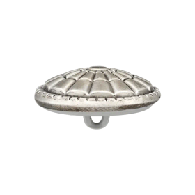 Prym: Kukka metallinappi 23mm, hopea