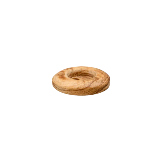 Prym: Puinen nappi korkealla reunuksella, 12mm